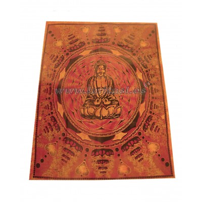 Cubrecamas Budha sobre loto (135x210)